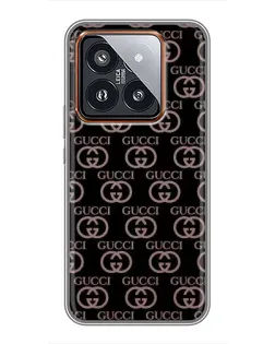 Чохол для Xiaomi 14 Pro з картинкою «Класична монограма Gucci»