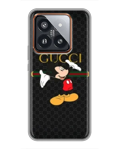 Чохол для Xiaomi 14 Pro з картинкою «Міккі Маус Gucci» Чохол для Xiaomi 14 Pro з картинкою «Міккі Маус Gucci»