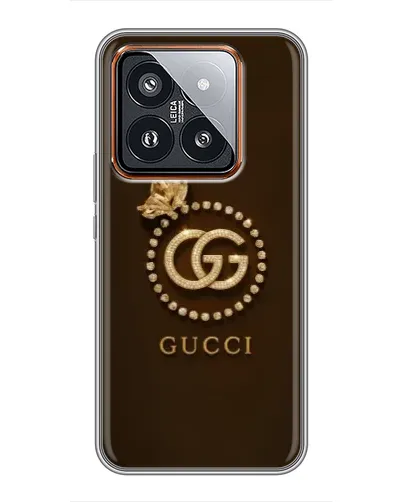 Чохол для Xiaomi 14 Pro з картинкою «Gucci — золотий метелик» Чохол для Xiaomi 14 Pro з картинкою «Gucci — золотий метелик»