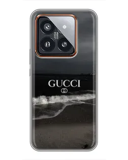 Чохол для Xiaomi 14 Pro з картинкою «Gucci — морський прибій»