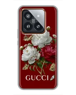 Чохол для Xiaomi 14 Pro з картинкою «Gucci — сад»