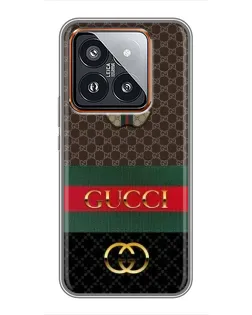 Чохол для Xiaomi 14 Pro з картинкою «Gucci — брендований десерт»