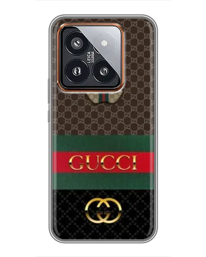 Чохол для Xiaomi 14 Pro з картинкою «Gucci — брендований десерт» Чохол для Xiaomi 14 Pro з картинкою «Gucci — брендований десерт»