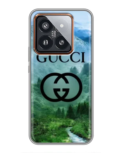Чохол для Xiaomi 14 Pro з картинкою «Gucci — гірський пейзаж» Чохол для Xiaomi 14 Pro з картинкою «Gucci — гірський пейзаж»