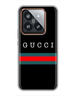 Чохол для Xiaomi 14 Pro з картинкою «Gucci — червоний пояс»