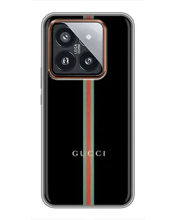 Чохол для Xiaomi 14 Pro з картинкою «Gucci — строга лінія»