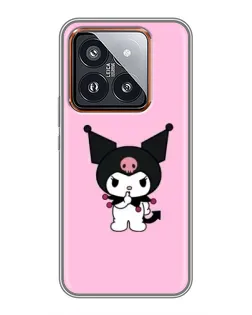 Чехол для Xiaomi 14 Pro с картинкой «Kuromi — розовая нежность» Чехол для Xiaomi 14 Pro с картинкой «Kuromi — розовая нежность»