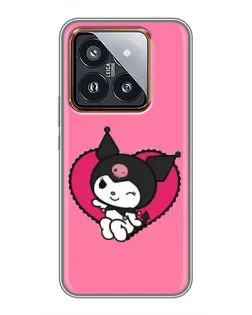 Чехол для Xiaomi 14 Pro с картинкой «Kuromi — любовь в сердце» Чехол для Xiaomi 14 Pro с картинкой «Kuromi — любовь в сердце»