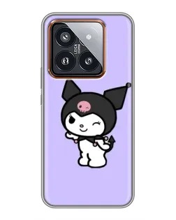 Чехол для Xiaomi 14 Pro с картинкой «Классическая Kuromi» Чехол для Xiaomi 14 Pro с картинкой «Классическая Kuromi»