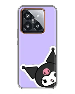 Чехол для Xiaomi 14 Pro с картинкой «Забавная Kuromi» Чехол для Xiaomi 14 Pro с картинкой «Забавная Kuromi»