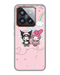 Чехол для Xiaomi 14 Pro с картинкой «My Melody и Kuromi» Чехол для Xiaomi 14 Pro с картинкой «My Melody и Kuromi»