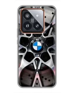 Чехол для Xiaomi 14 Pro с картинкой «BMW — деталь диска»