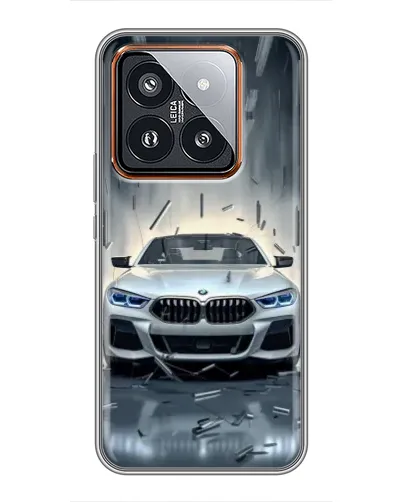 Чехол для Xiaomi 14 Pro с картинкой «BMW в свете фар» Чехол для Xiaomi 14 Pro с картинкой «BMW в свете фар»