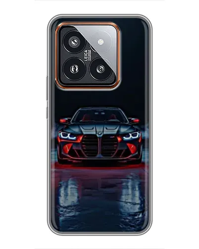 Чехол для Xiaomi 14 Pro с картинкой «BMW на мокрой дороге» Чехол для Xiaomi 14 Pro с картинкой «BMW на мокрой дороге»
