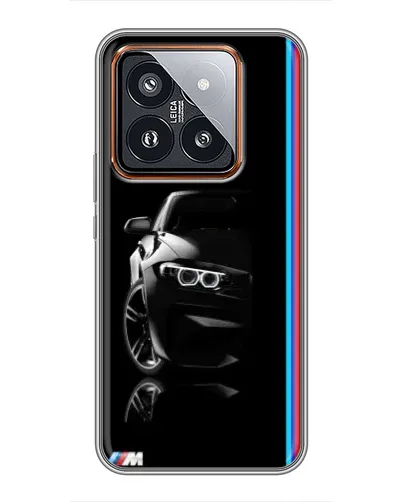 Чехол для Xiaomi 14 Pro с картинкой «Силуэт BMW в темноте» Чехол для Xiaomi 14 Pro с картинкой «Силуэт BMW в темноте»