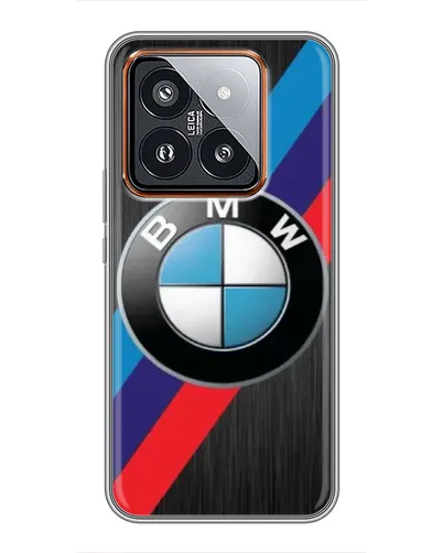 Чехол для Xiaomi 14 Pro с картинкой «BMW M-stripes стиль» Чехол для Xiaomi 14 Pro с картинкой «BMW M-stripes стиль»