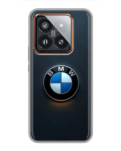 Чехол для Xiaomi 14 Pro с картинкой «Логотип BMW — минимализм» Чехол для Xiaomi 14 Pro с картинкой «Логотип BMW — минимализм»