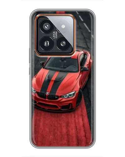 Чехол для Xiaomi 14 Pro с картинкой «BMW на красной дорожке» Чехол для Xiaomi 14 Pro с картинкой «BMW на красной дорожке»