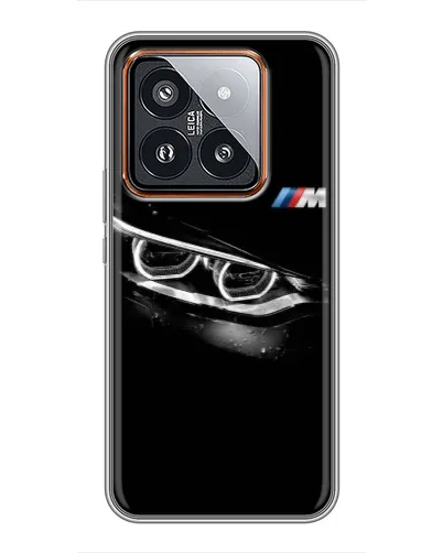 Чехол для Xiaomi 14 Pro с картинкой «BMW — взгляд тигра» Чехол для Xiaomi 14 Pro с картинкой «BMW — взгляд тигра»