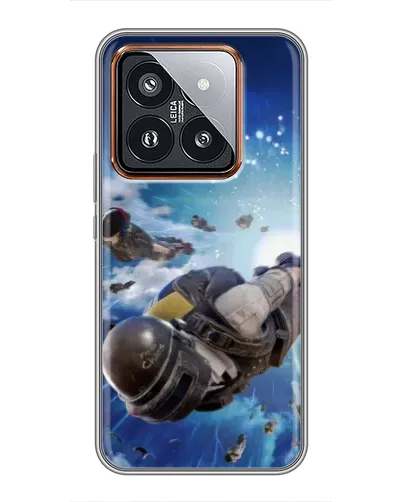 Чехол для Xiaomi 14 Pro с картинкой «Десант PUBG — прыжок» Чехол для Xiaomi 14 Pro с картинкой «Десант PUBG — прыжок»