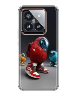 Чехол для Xiaomi 14 Pro с картинкой «Among Us — 3D стиль» Чехол для Xiaomi 14 Pro с картинкой «Among Us — 3D стиль»
