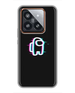 Чехол для Xiaomi 14 Pro с картинкой «Among Us неон» Чехол для Xiaomi 14 Pro с картинкой «Among Us неон»