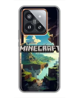 Чехол для Xiaomi 14 Pro с картинкой «Пещера Майнкрафт» Чехол для Xiaomi 14 Pro с картинкой «Пещера Майнкрафт»
