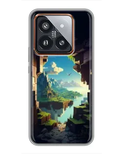Чехол для Xiaomi 14 Pro с картинкой «Вид из пещеры» Чехол для Xiaomi 14 Pro с картинкой «Вид из пещеры»