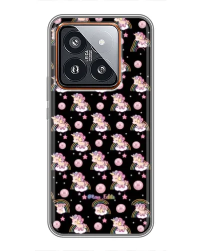 Чехол для Xiaomi 14 Pro с картинкой «Magic Unicorn паттерн»