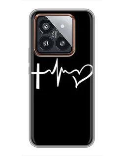 Чехол для Xiaomi 14 Pro с картинкой «Пульс веры» Чехол для Xiaomi 14 Pro с картинкой «Пульс веры»