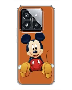 Чехол для Xiaomi 14 Pro с картинкой «Микки отдыхает» Чехол для Xiaomi 14 Pro с картинкой «Микки отдыхает»