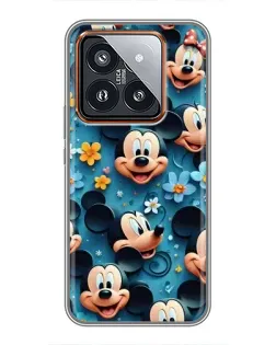 Чехол для Xiaomi 14 Pro с картинкой «Паттерн Микки и Минни» Чехол для Xiaomi 14 Pro с картинкой «Паттерн Микки и Минни»