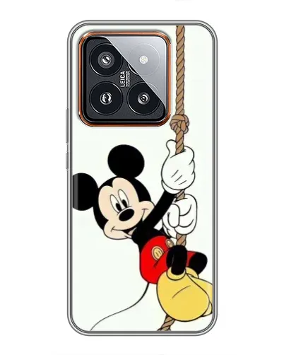 Чехол для Xiaomi 14 Pro с картинкой «Mickey на канате»