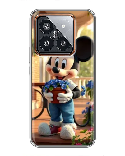 Чехол для Xiaomi 14 Pro с картинкой «Микки садовод»