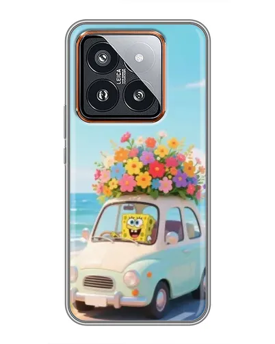 Чехол для Xiaomi 14 Pro с картинкой «Автомобильное путешествие»