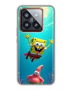 Чехол для Xiaomi 14 Pro с картинкой «Спанч Боб под водой» Чехол для Xiaomi 14 Pro с картинкой «Спанч Боб под водой»