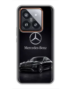 Чехол для Xiaomi 14 Pro с картинкой «Mercedes — решетка радиатора» Чехол для Xiaomi 14 Pro с картинкой «Mercedes — решетка радиатора»