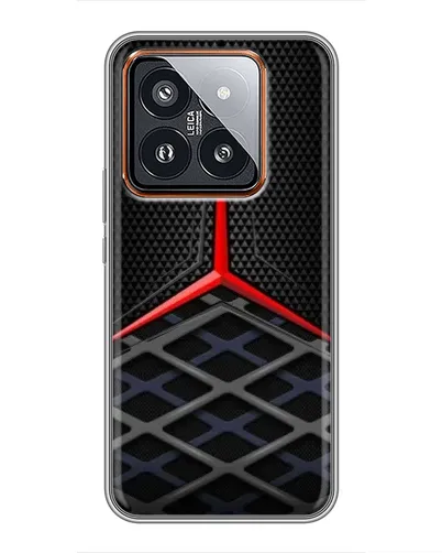 Чехол для Xiaomi 14 Pro с картинкой «Mercedes Carbon Grid»
