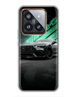 Чехол для Xiaomi 14 Pro с картинкой «Темный Mercedes AMG» Чехол для Xiaomi 14 Pro с картинкой «Темный Mercedes AMG»