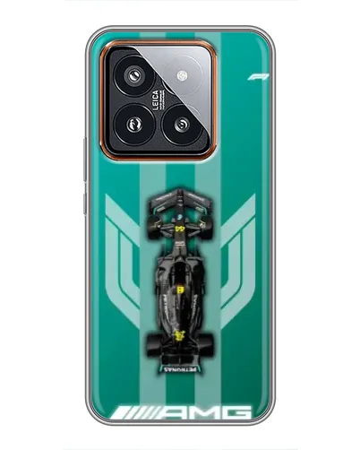 Чехол для Xiaomi 14 Pro с картинкой «Mercedes AMG Petronas»