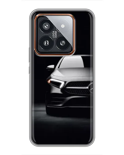 Чехол для Xiaomi 14 Pro с картинкой «Свет фар Mercedes»