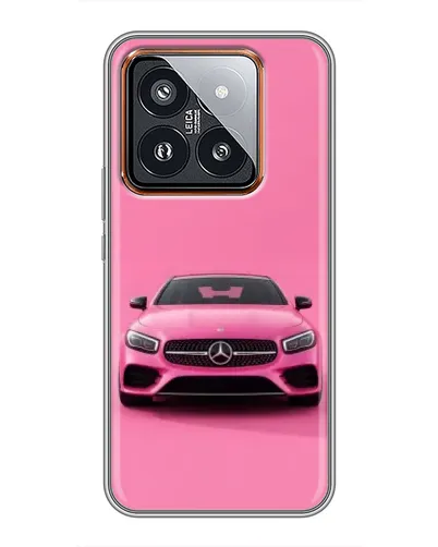 Чехол для Xiaomi 14 Pro с картинкой «Розовый Mercedes AMG» Чехол для Xiaomi 14 Pro с картинкой «Розовый Mercedes AMG»