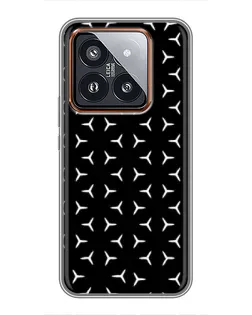 Чехол для Xiaomi 14 Pro с картинкой «Mercedes паттерн звезд» Чехол для Xiaomi 14 Pro с картинкой «Mercedes паттерн звезд»