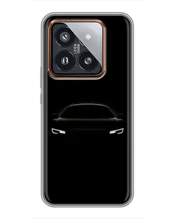 Чехол для Xiaomi 14 Pro с картинкой «Взгляд Audi в темноте» Чехол для Xiaomi 14 Pro с картинкой «Взгляд Audi в темноте»