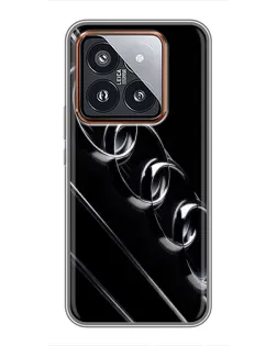 Чехол для Xiaomi 14 Pro с картинкой «Audi — абстрактные кольца» Чехол для Xiaomi 14 Pro с картинкой «Audi — абстрактные кольца»