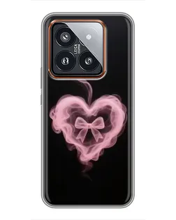 Чехол для Xiaomi 14 Pro с картинкой «Дымчатое сердце»