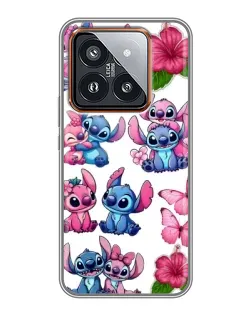 Чохол для Xiaomi 14 Pro з картинкою «Стікери Stitch та Angel» Чохол для Xiaomi 14 Pro з картинкою «Стікери Stitch та Angel»