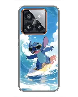 Чохол для Xiaomi 14 Pro з картинкою «Стіч на хвилі» Чохол для Xiaomi 14 Pro з картинкою «Стіч на хвилі»