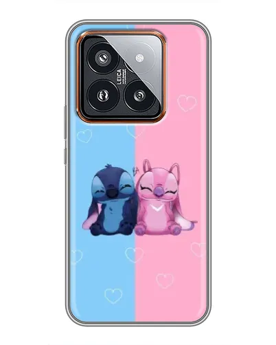 Чохол для Xiaomi 14 Pro з картинкою «Stitch та Angel Love» Чохол для Xiaomi 14 Pro з картинкою «Stitch та Angel Love»
