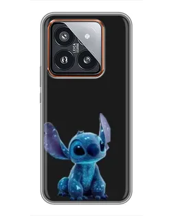 Чохол для Xiaomi 14 Pro з картинкою «Стіч на чорному» Чохол для Xiaomi 14 Pro з картинкою «Стіч на чорному»